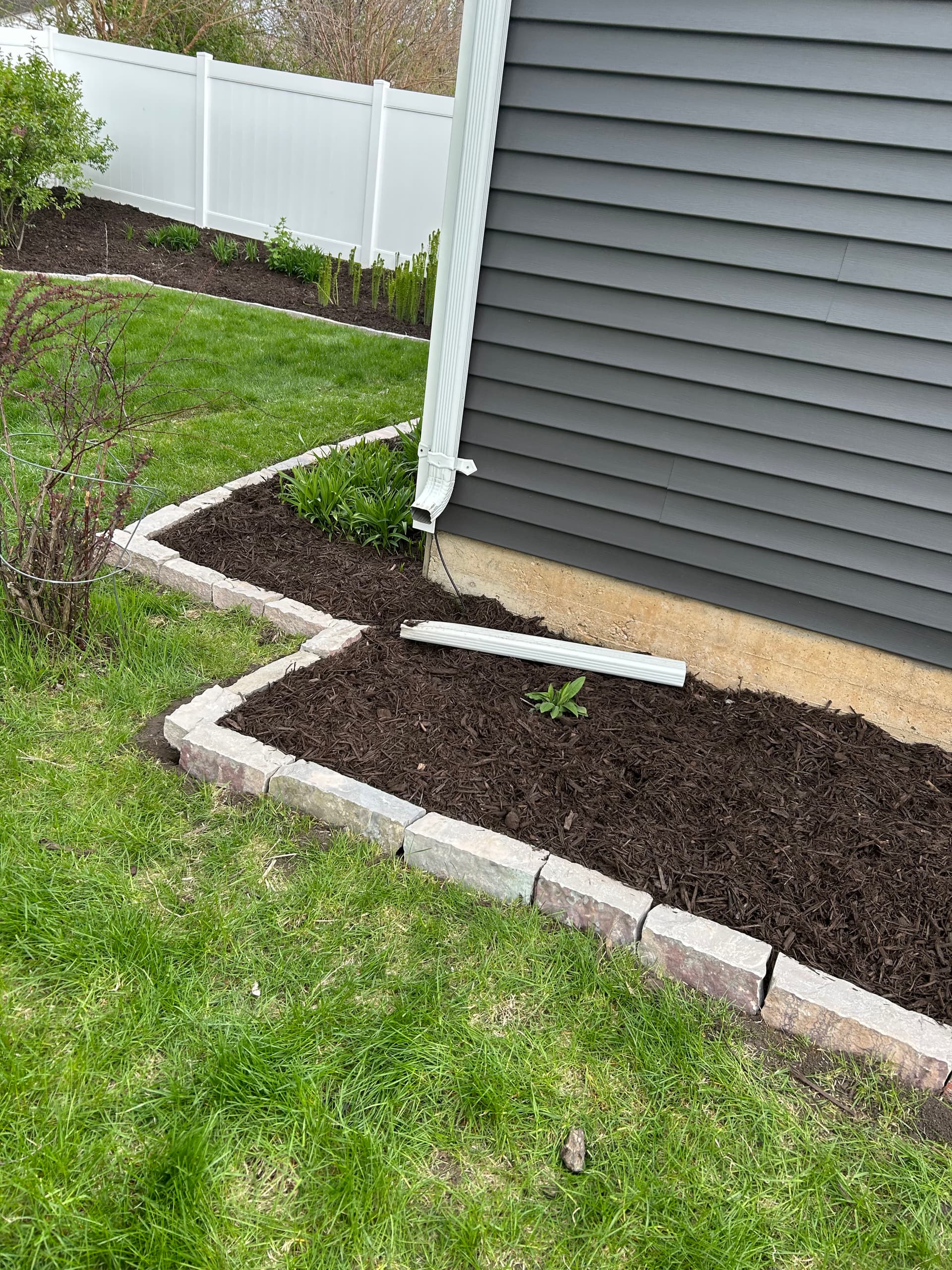 Fresh Mulch, Clean Stone Edging, and Zero Weeds in Sight image
