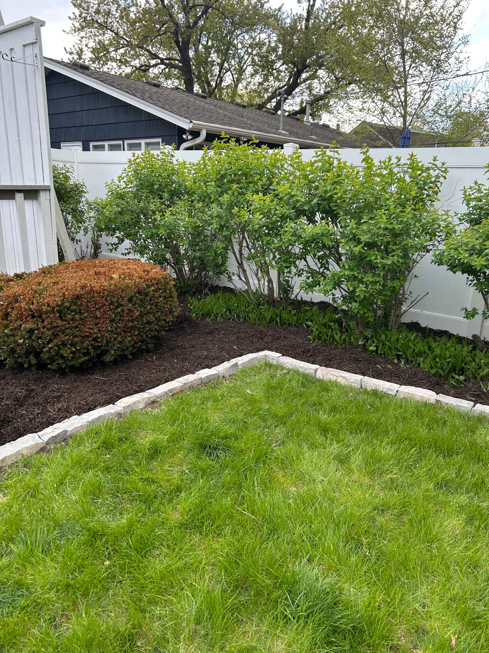 Gallery photos for Fresh Mulch, Clean Stone Edging, and Zero Weeds in Sight: Image #7