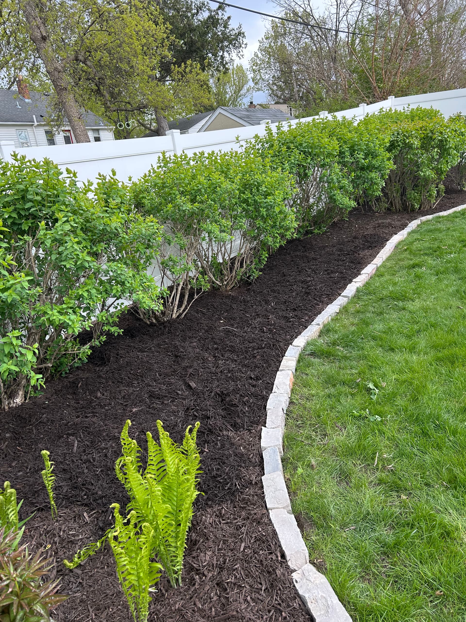 Gallery photos for Fresh Mulch, Clean Stone Edging, and Zero Weeds in Sight: Image #3