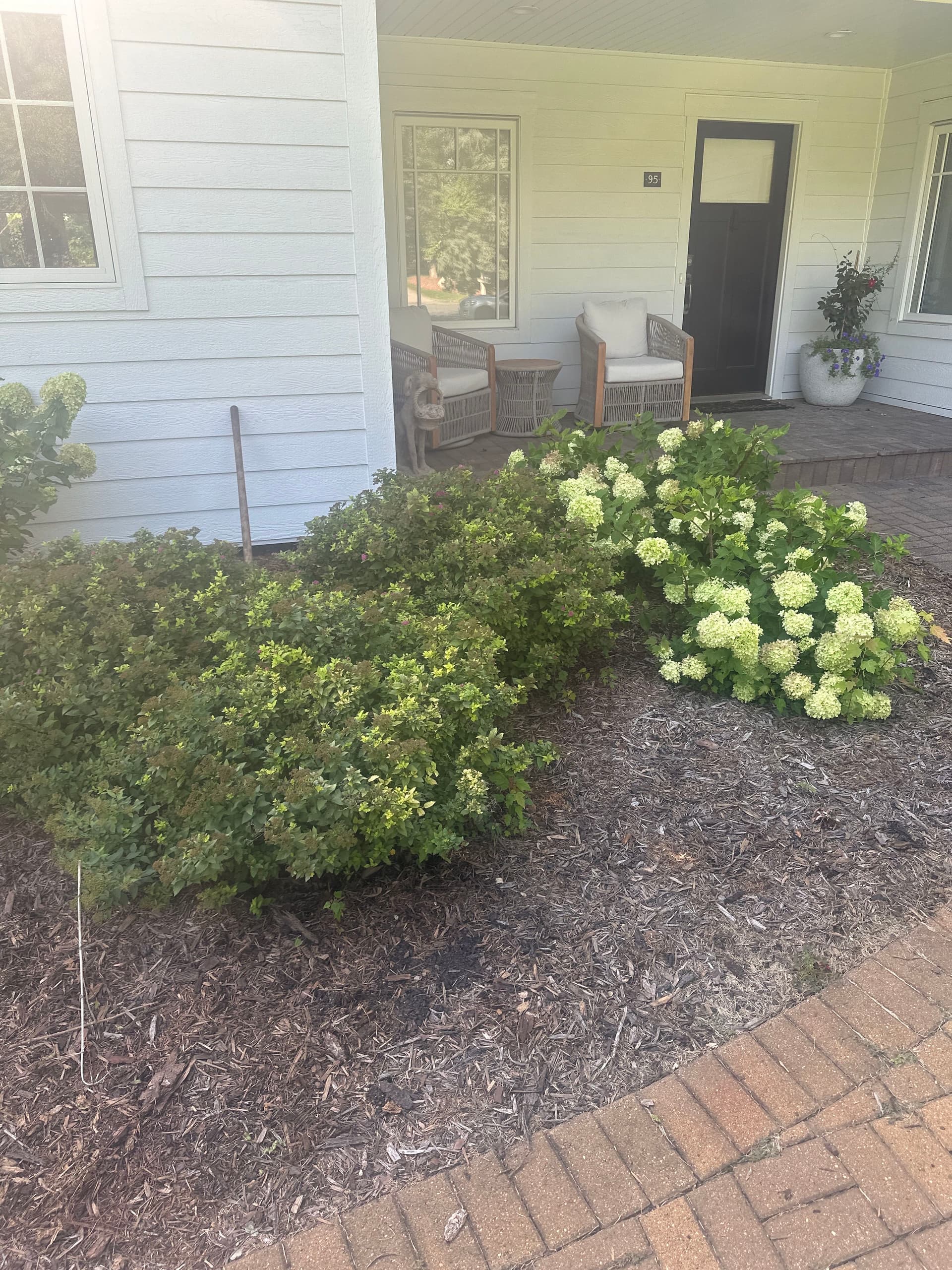 Gallery photos for Front and Back Garden Beds Cleaned Up and Mulched: Image #3