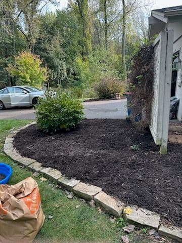 Pathway and Garden Bed Installation