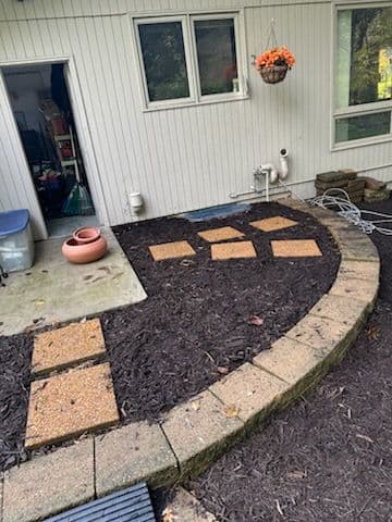 Pathway and Garden Bed Installation