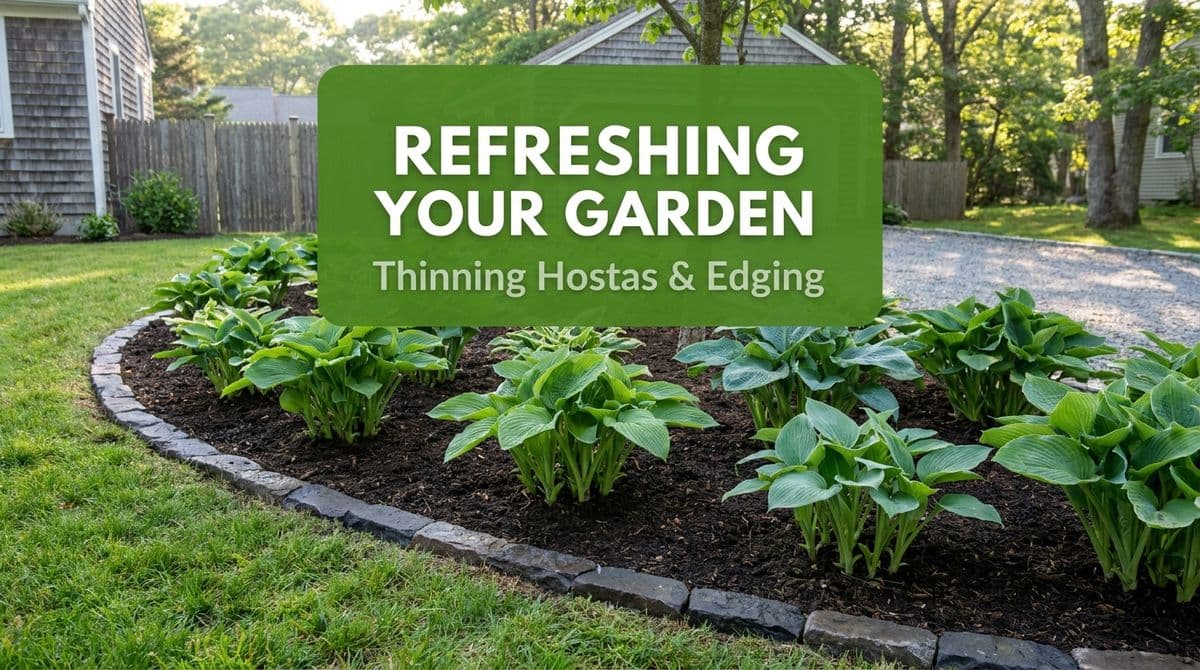 Featured post - How We Thin Overgrown Hostas and Refresh Garden Edging